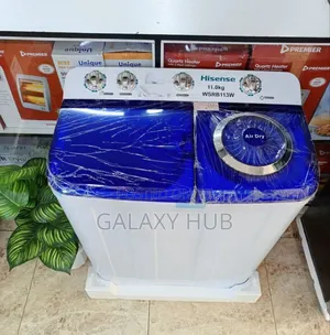 Hisense Twin Tub Top Load Semi Automatic Washing Machines 7.5kgs