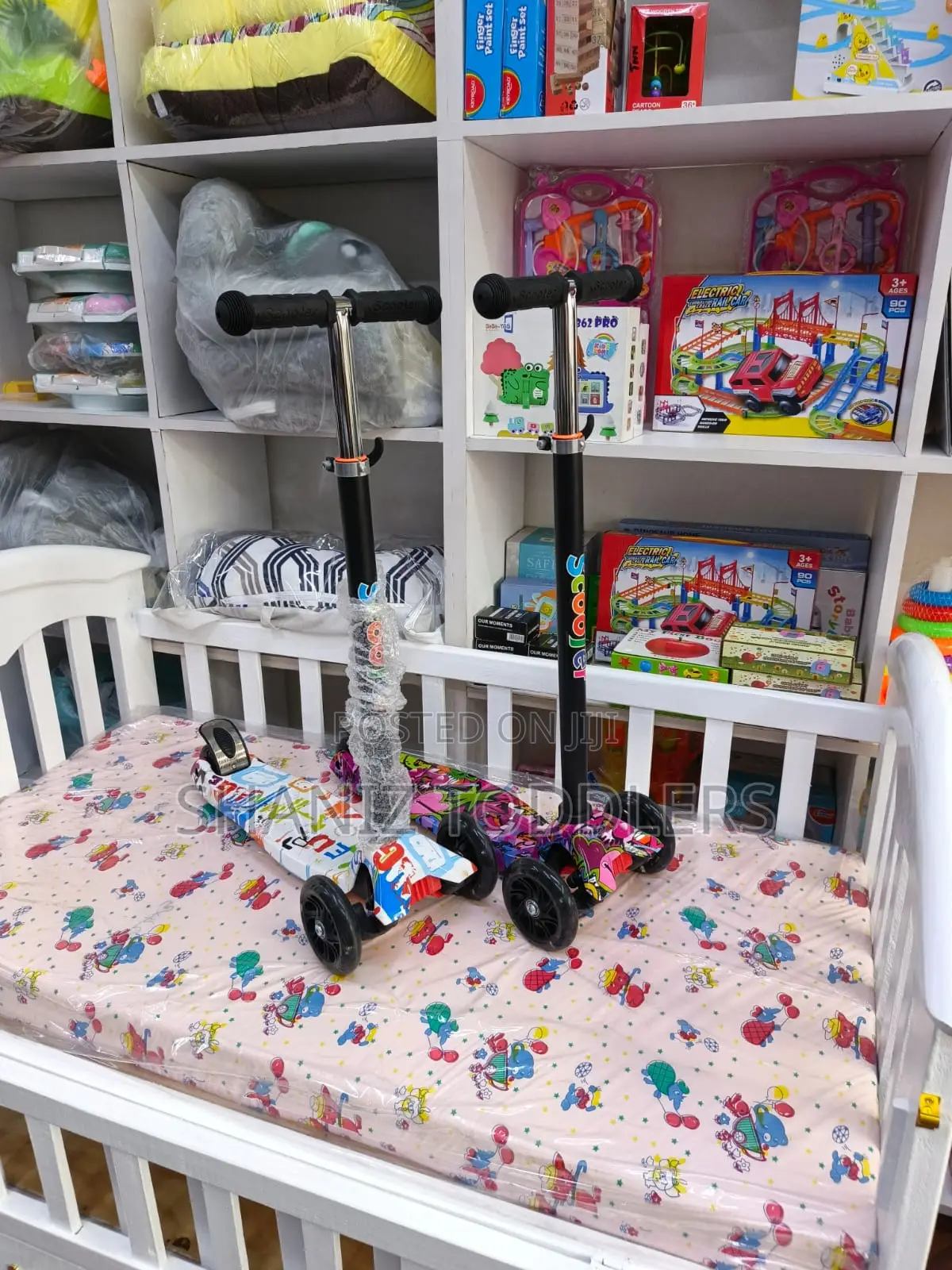 Stable 3-Wheel Scooter for Kids With Adjustable Handle