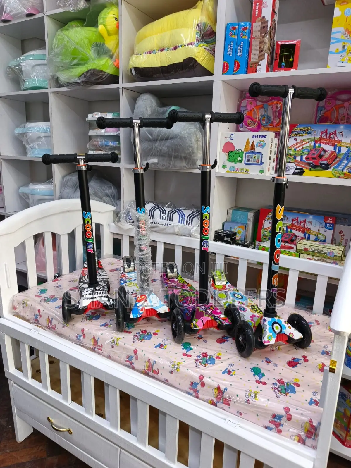Stable 3-Wheel Scooter for Kids With Adjustable Handle