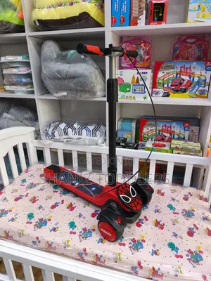 Spider-Man Scooter for Kids With Safety Brake