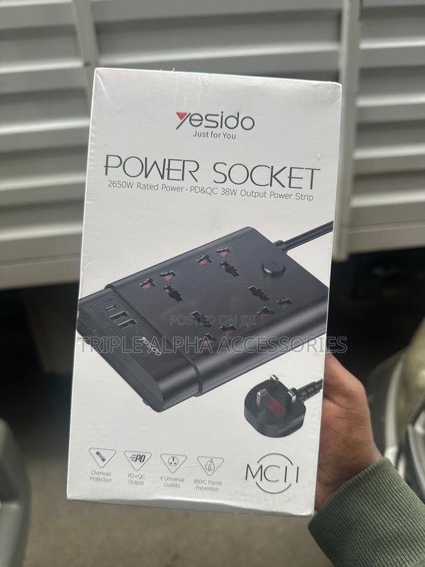 Yesido Mc 11 , High Power , 2650w , Power Extension Socket - main view