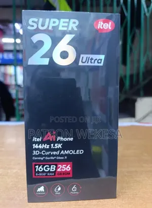 New Itel S26 Ultra 256 GB