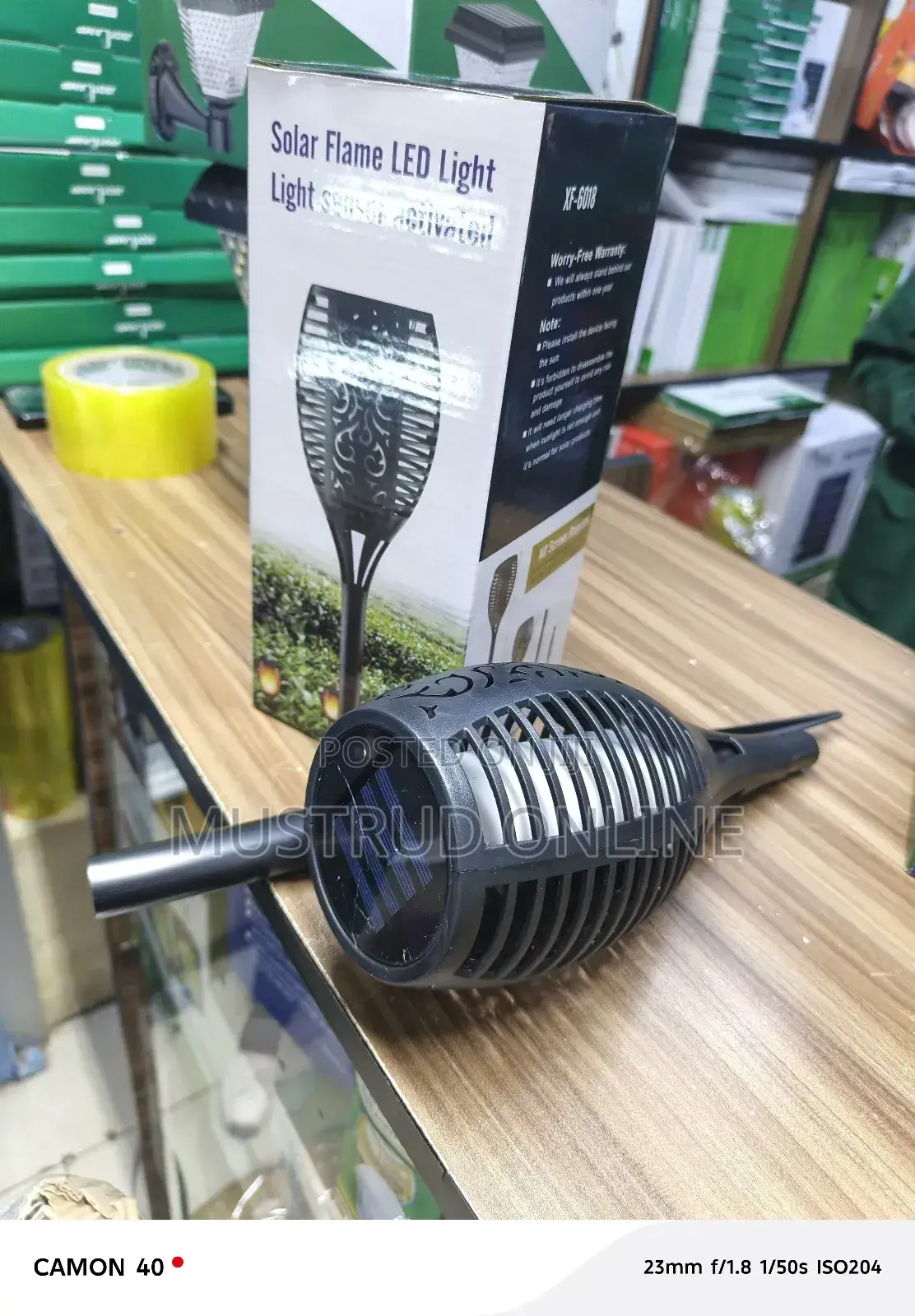 Solar Flame Garden Lights