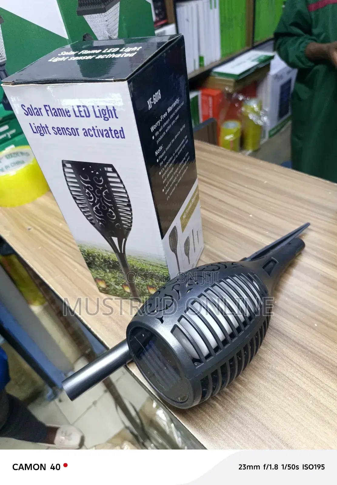 Solar Flame Garden Lights