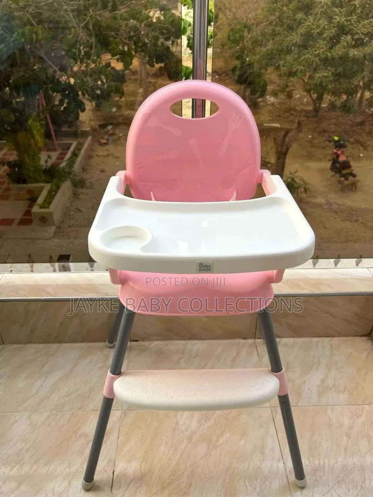 3-in-1 Adjustable Baby High Chair With Tray
