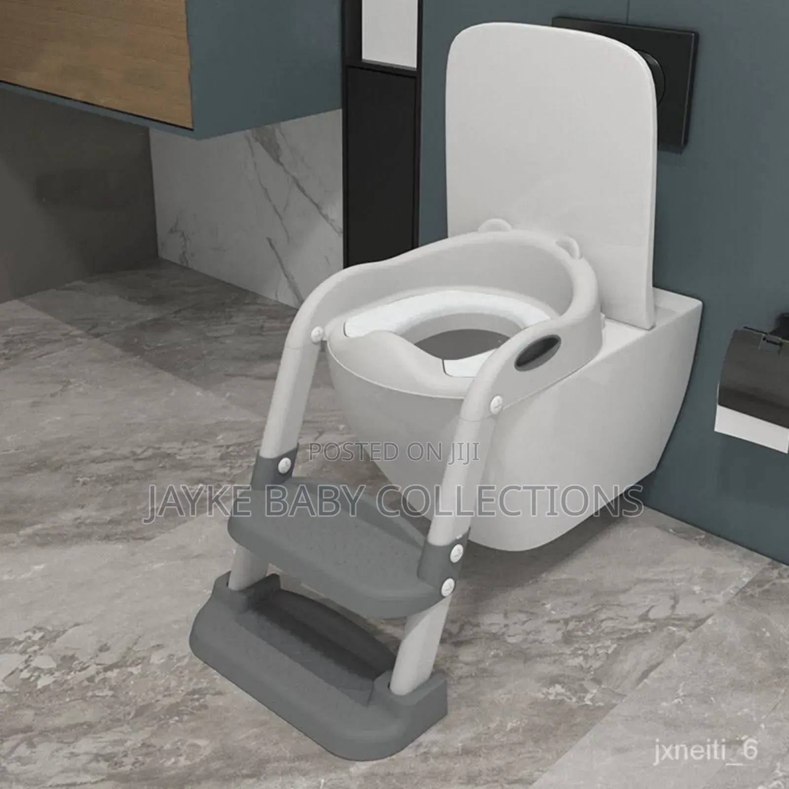 Kids Potty Trainer Seat With Adjustable Step Ladder