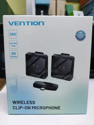 Vention Wireless Clip-on Microphone.