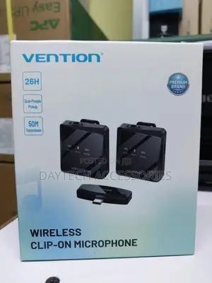 Vention Wireless Dual Microphone Clip-On.