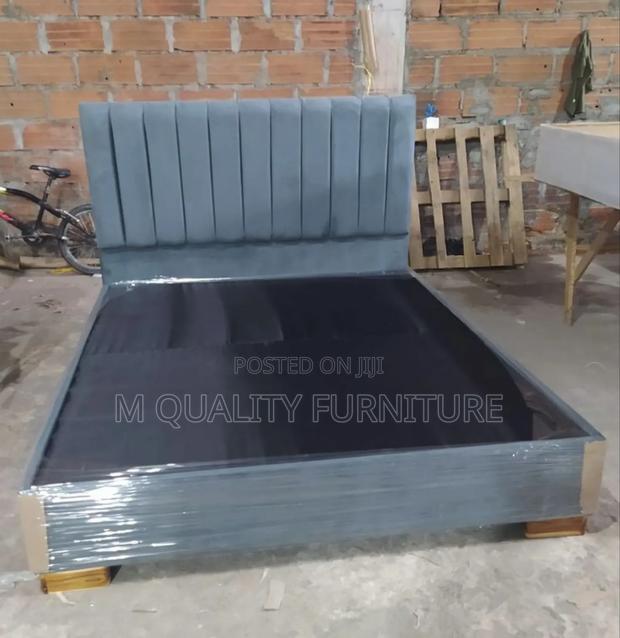 Gray Classic Wooden Frame Beds - main view