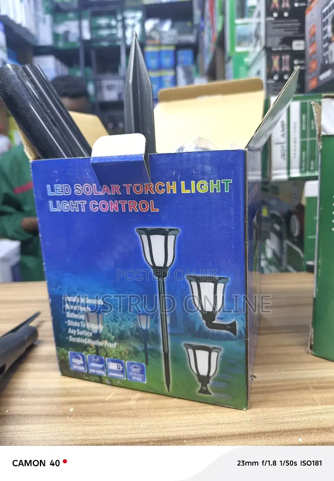Solar Torch for Garden Lighting