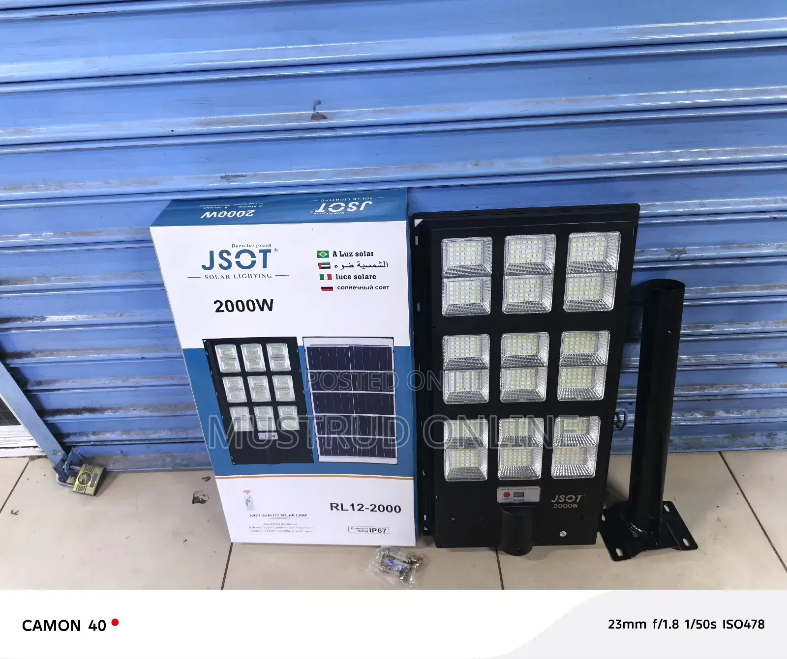 2000w Streetlights Solar Powered