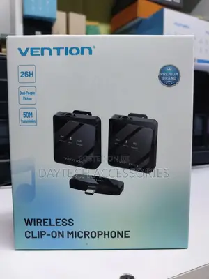 Vention Wireless Clip-on Microphone.