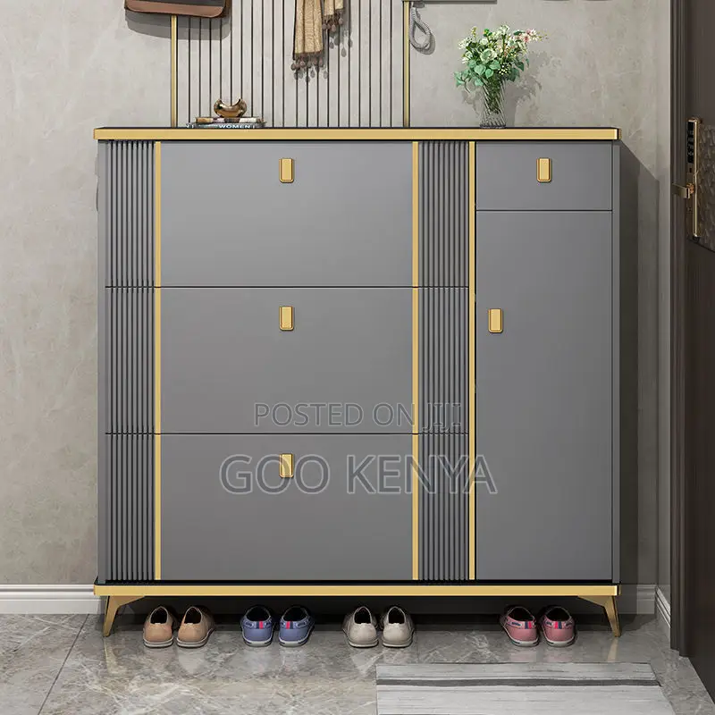 Home Shoe Rack; Multi-Tier Flip Drawer Shoe Rack Organizer for Home