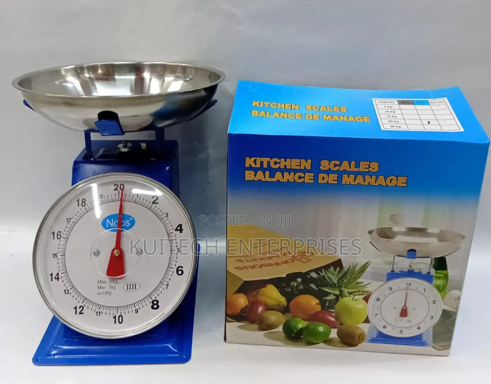 Analogue Kitchen Scale 20kg Kitchen Balance Scale