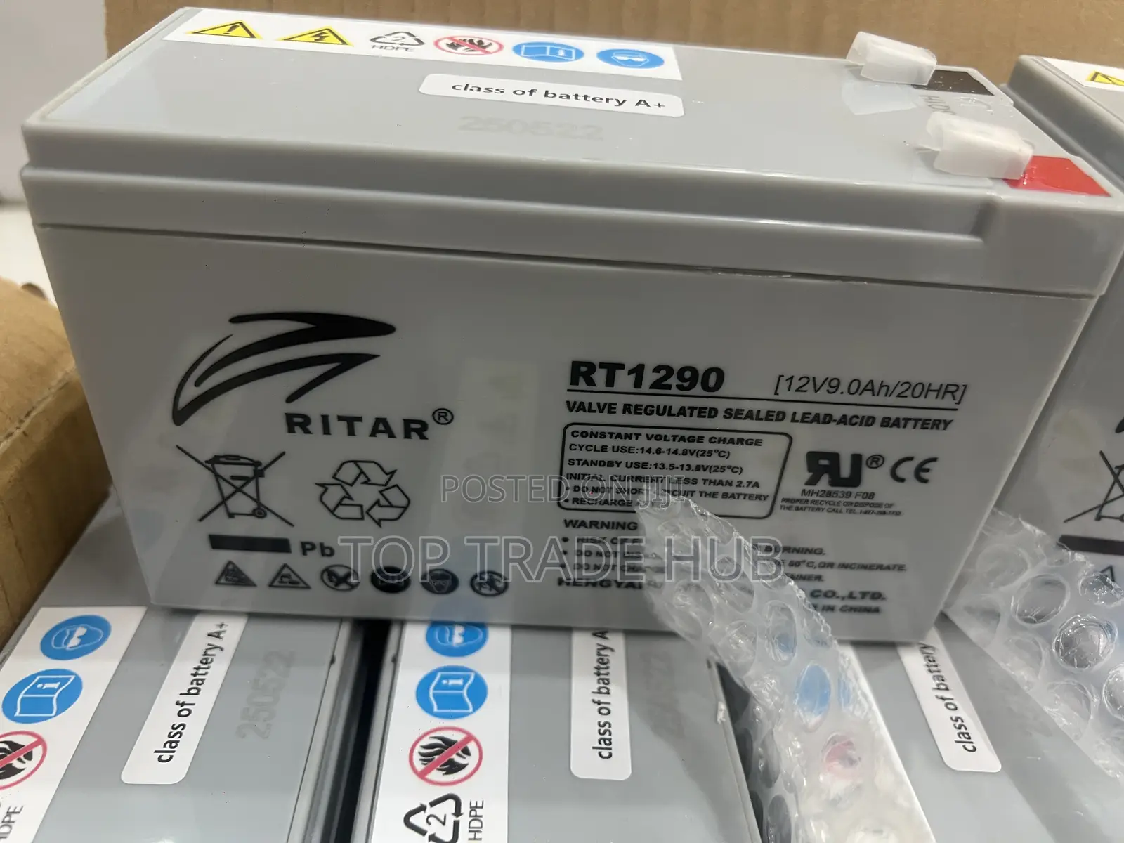 Super Durable Ritar Sealed Lead Acid Ups Backup Battery 12v 9ah
