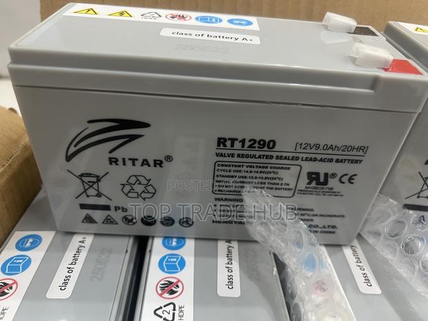 Super Durable Ritar Sealed Lead Acid Ups Backup Battery 12v 9ah