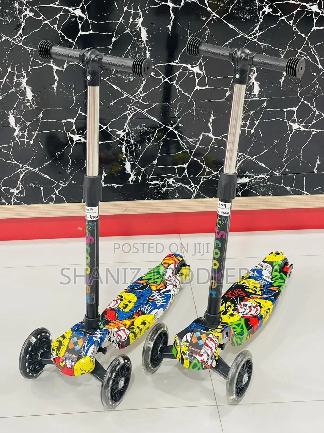 Foldable Kids Scooter With 3 Wheels