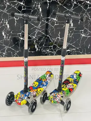 Foldable Kids Scooter With 3 Wheels