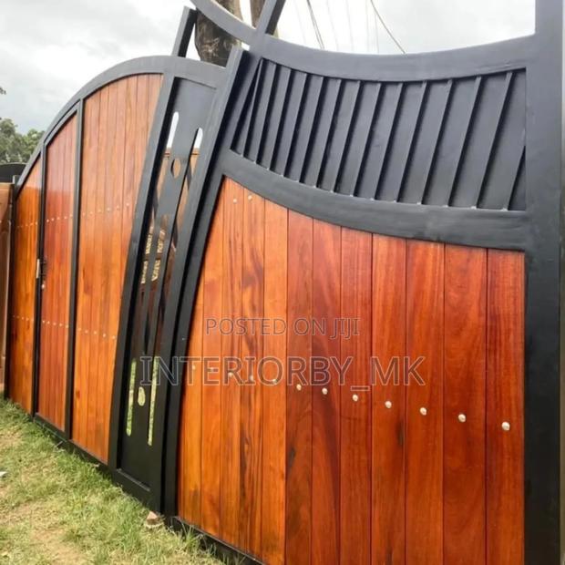 Custom Pattern Sliding Gate – Strong Stylish - main view