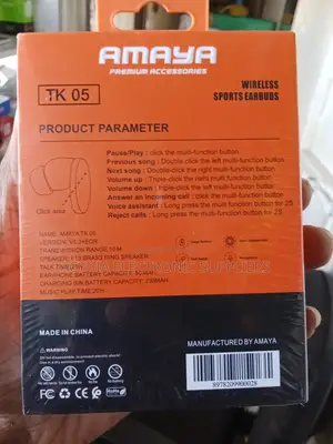 Amaya Sports Earbuds Tk-05 Wireless Sports Earbuds