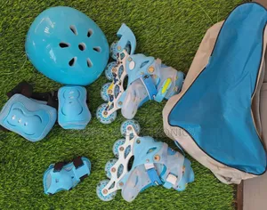 Full Kids Roller Skate Kit - Protective Gears (Unisex Kids) Adjustable
