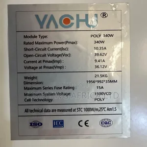 350 Watts Solar Monocrystalline All Weather Germany