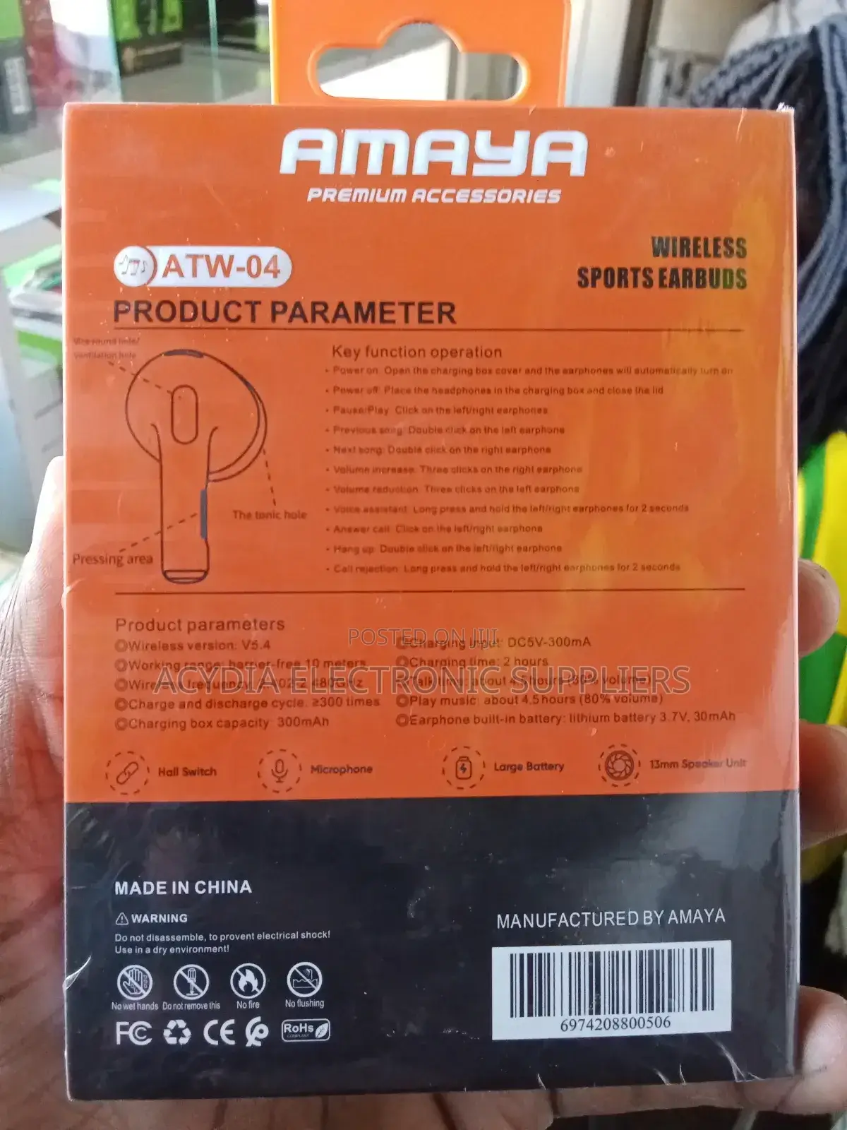 Amaya Atw-04 Sports Earbuds