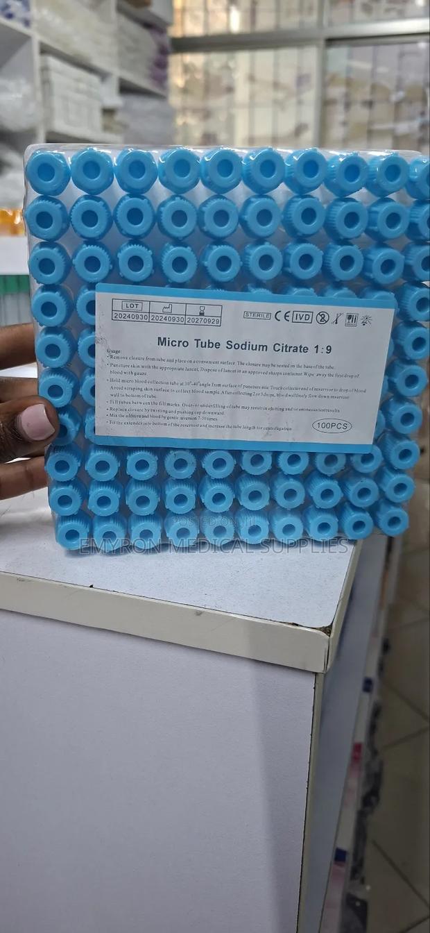 Mini Tube Vacutainers Blue - main view