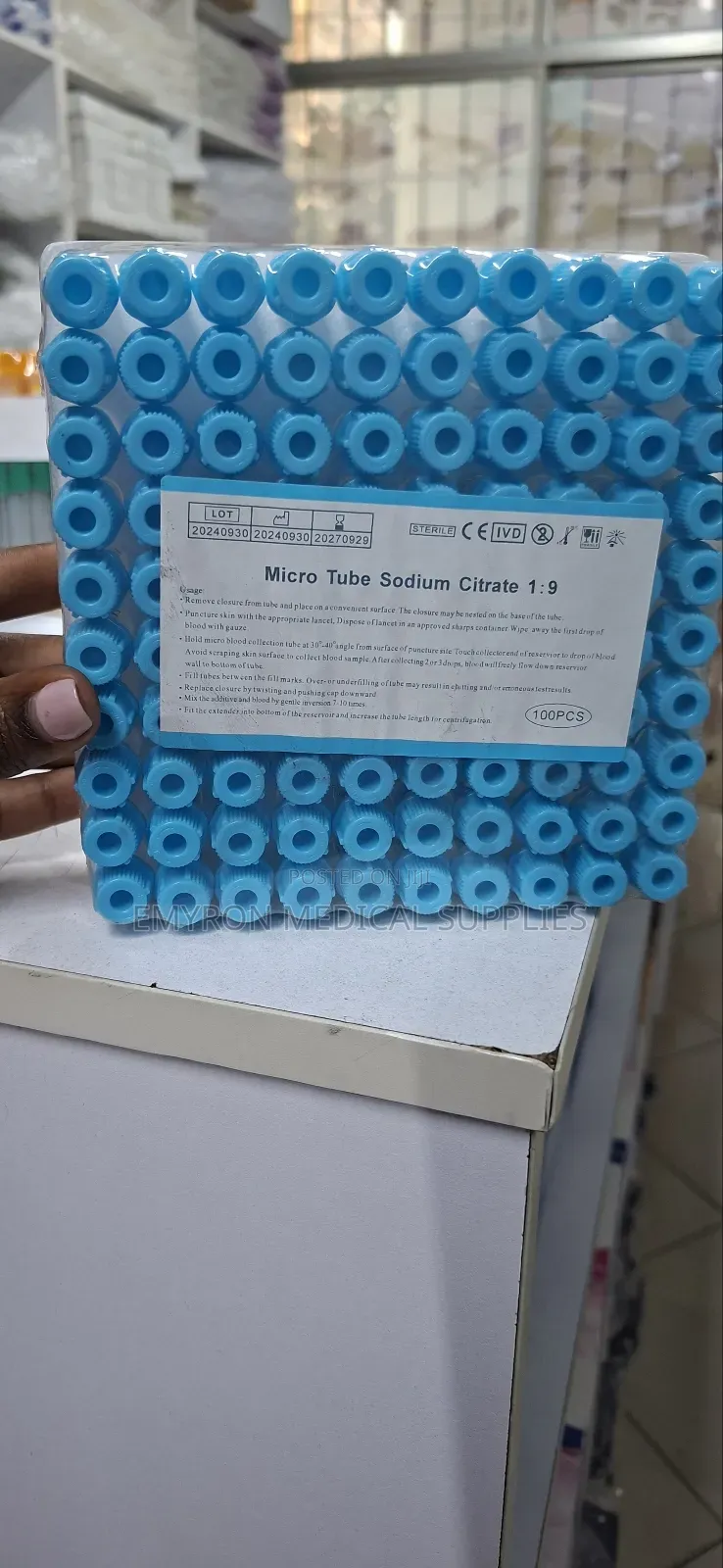 Mini Tube Vacutainers Blue