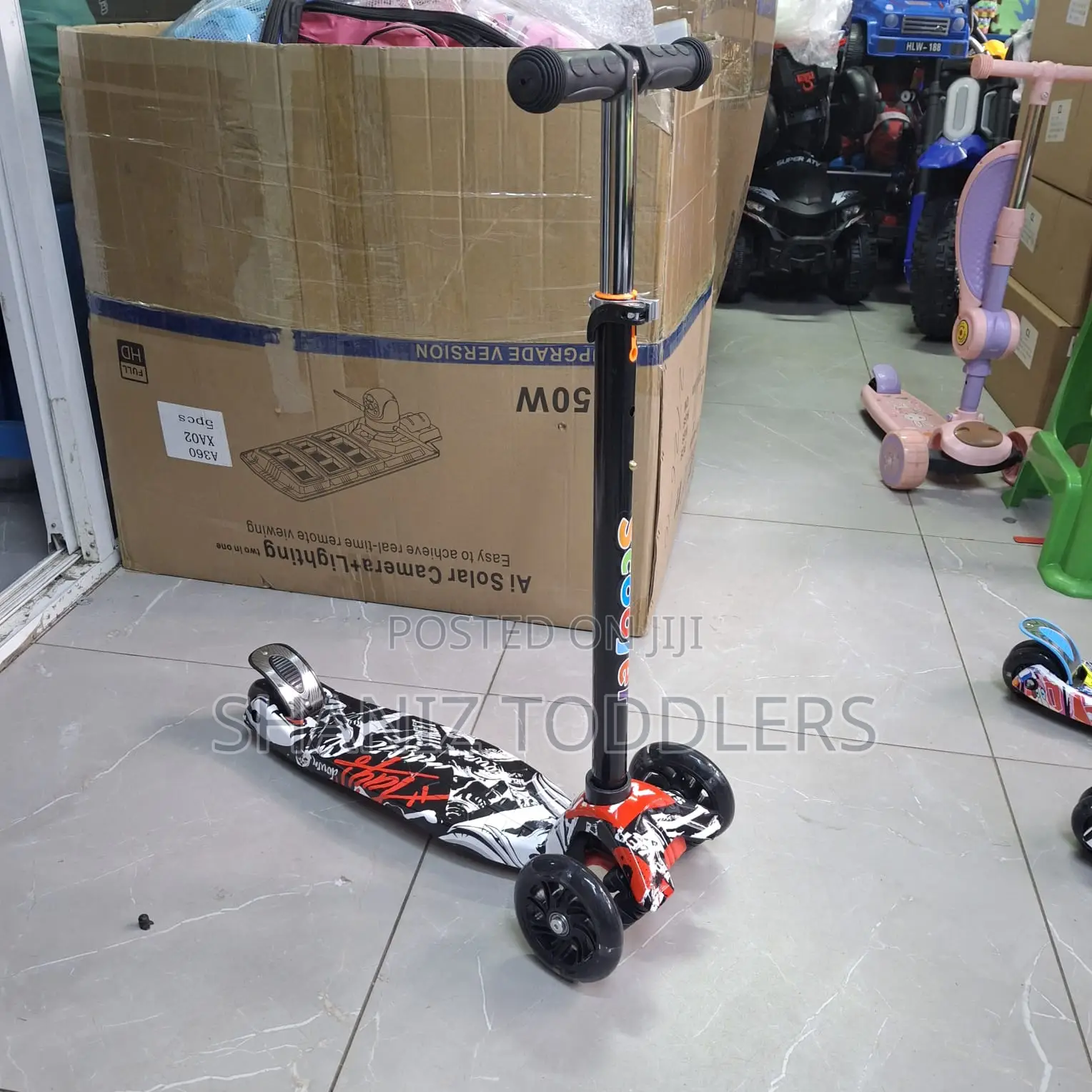 Scooter 3 - Wheel Scooter Foldable With Lights