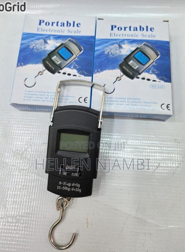 Portable Electronic Scale (Black) - main view