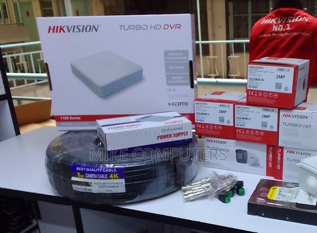 1080p Hikvision Complete Camera 2mp 4 Channels Kit