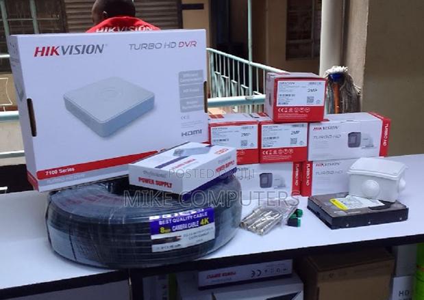 4 Channels CCTV Cameras, 2mp Hikvision Cameras Available - main view