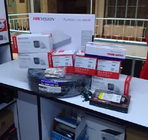 4 Camera Complete Camera CCTV Kit-Hikvision 2mp Hikvision