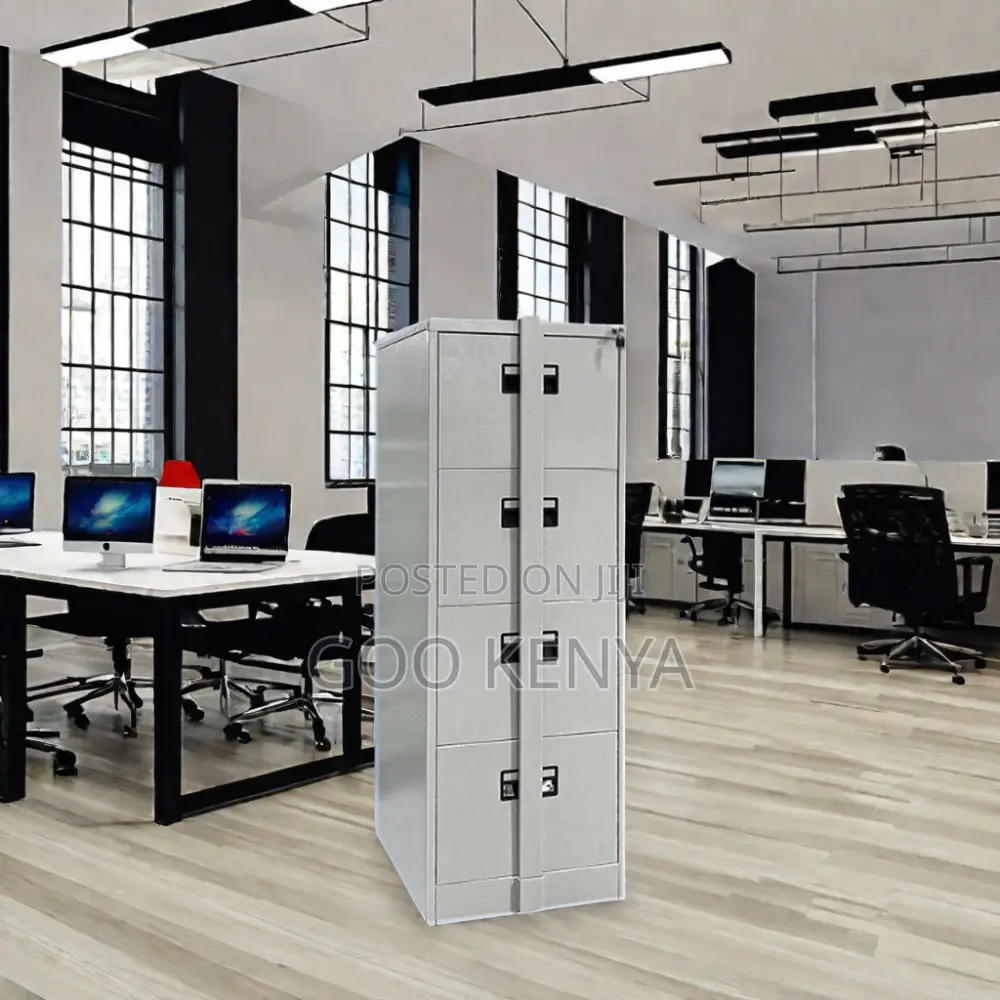 Office Cupboard; Customizable Office Storage Unit With 4 Drawers