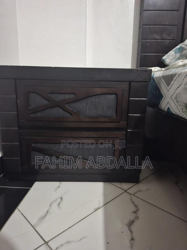 7 by 8 King Size Bed With 2 Nightstands and Dressing Table - thumbnail 2
