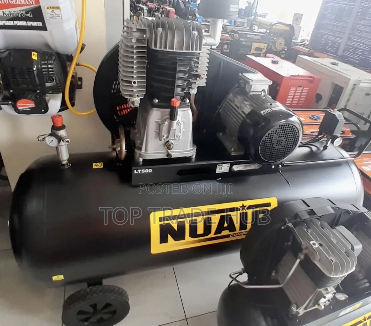 Nuair 500l Electric Air Compressor 7.5hp 3-phase Motor
