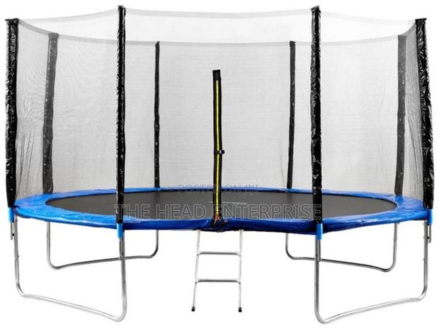 8ft New Branded Heavy Duty Durable Kids Outdoor Trampoline - main view