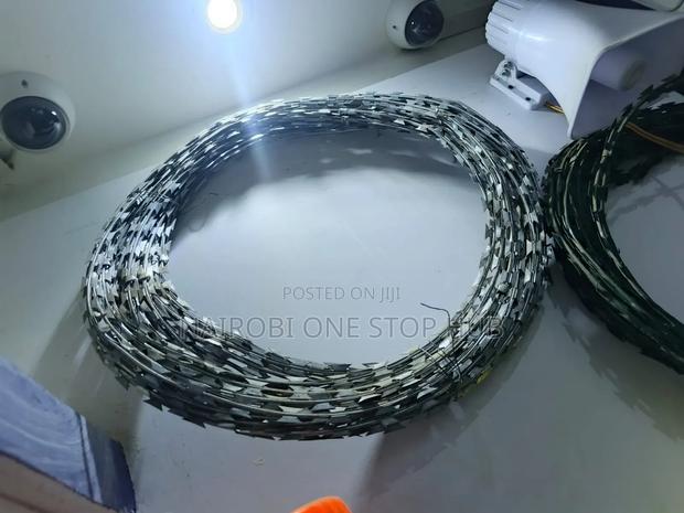 Galvanized Steel Razor Wire Rust Resistant - main view