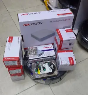 Set of 4 Complete Hikvision 2mp Hd Cameras