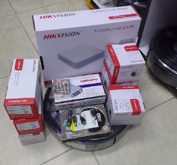 Hikvision Two 4channels CCTV 2 Cameras