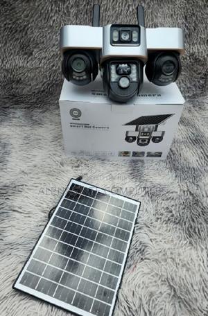 3lens 3 Screens Triple Lens 4g Simcard Solar V380 PTZ CCTV Camera