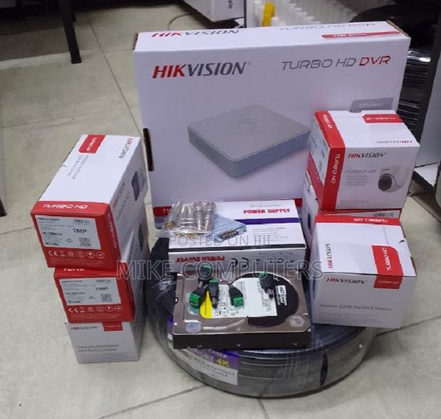 Hikvision 4 Full Hd 2mp 1080p CCTV Cameras Complete System