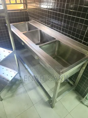 Stainless Steel Sink Tripple