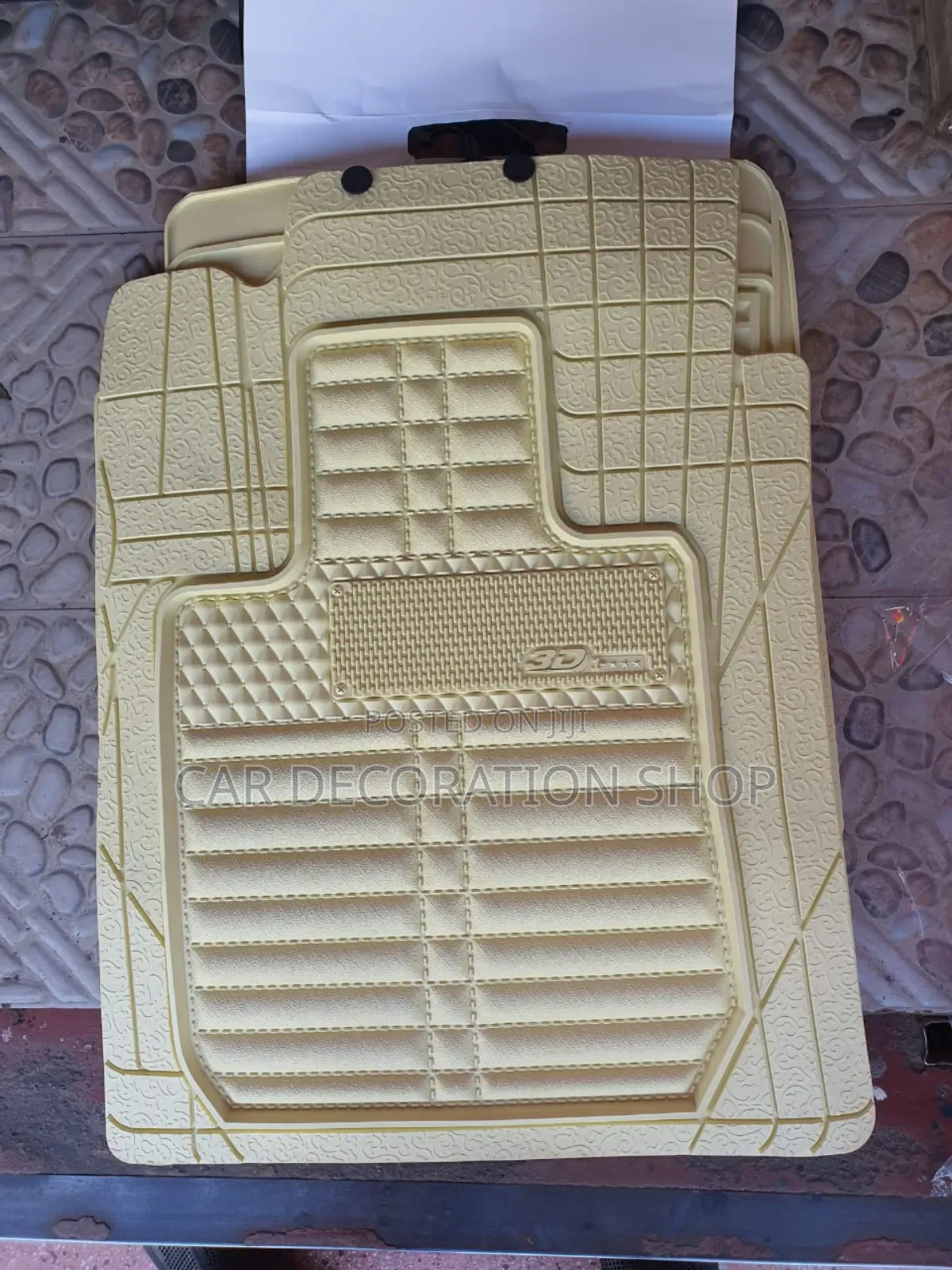 Baije or Brown Wide Car Floor Mats
