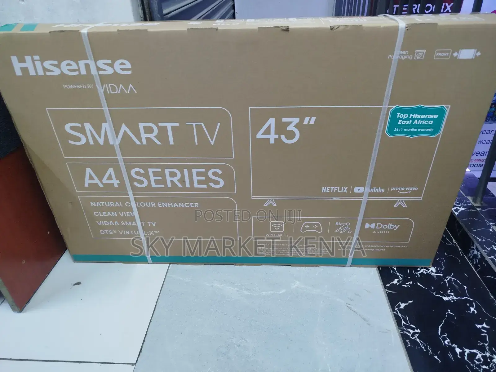 Brand New Hisense 43 Inch Smart Tv