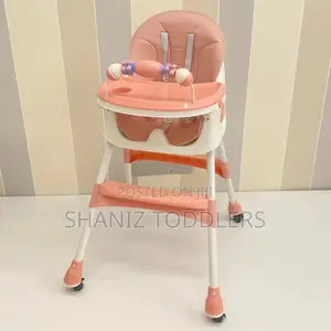 Adjustable 3-in-1 Baby Feeding High Chair With Safety Belt