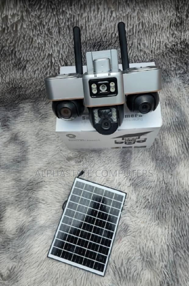 V380pro Three-Lens Solar Camera 9mp Home 4g Wireless PTZ Camera