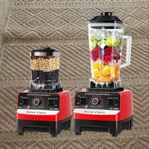 Efficient Silvercrest Heavy Duty Electric Blender Double Jug 2 in 1