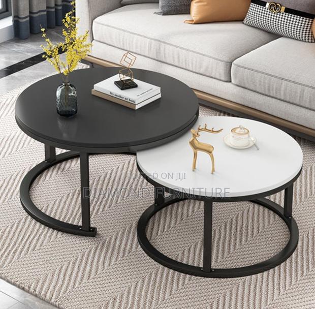 Modern Round Marble Office Coffee Table